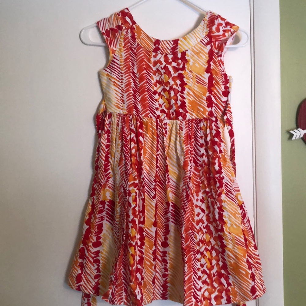 Beautiful Lined Rare Editions Dress -fire! Sz 7